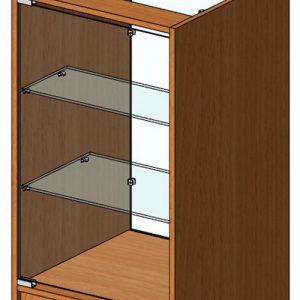 Прилавок остекленный Классик-11